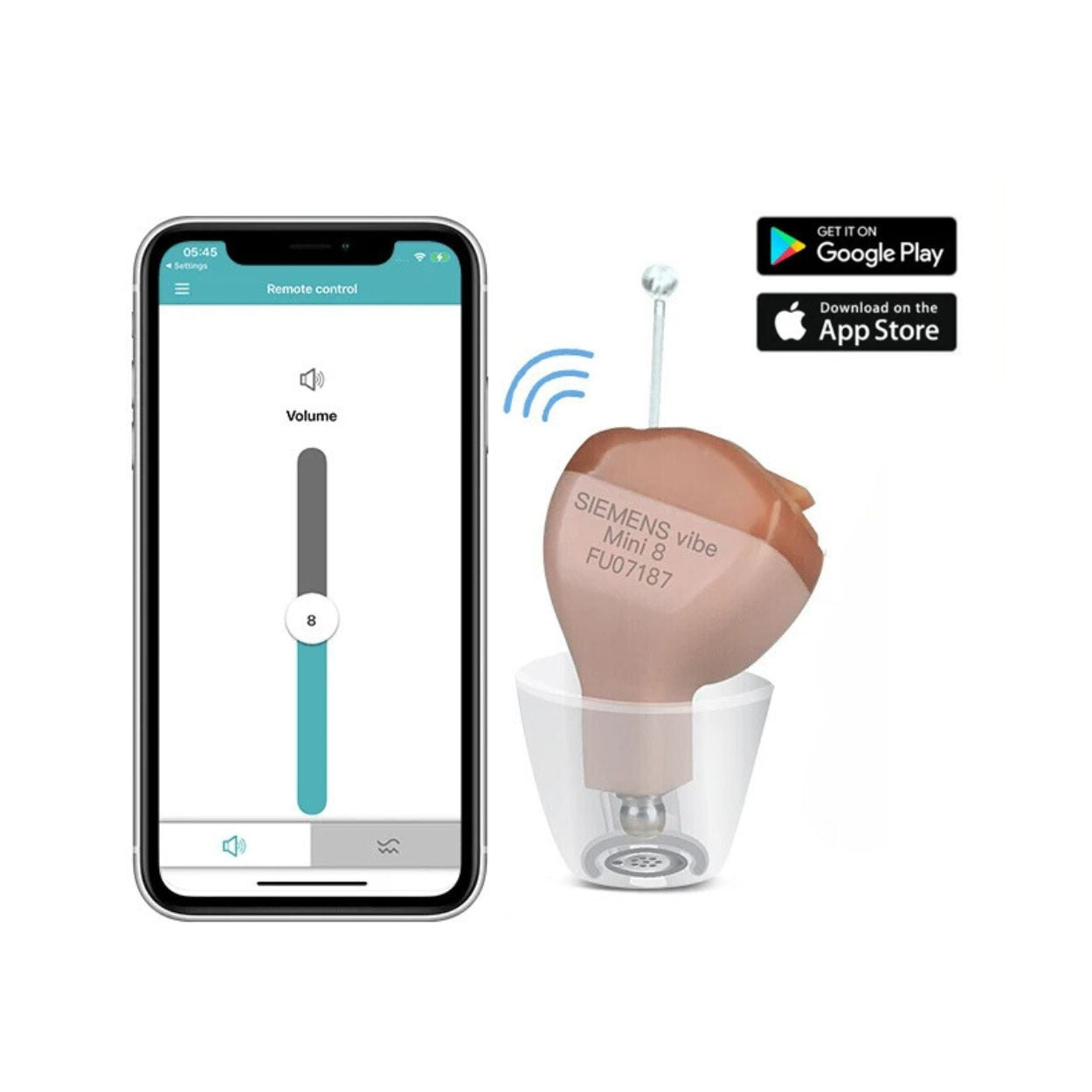 ITC Mini In-Ear Invisible Hearing Aids (ADVANCED)